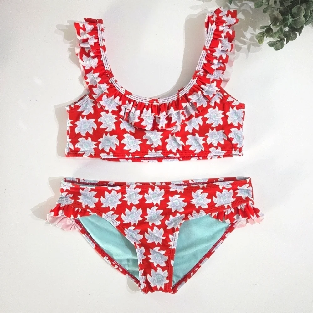 Raisins Girls Floral 2 Piece Swimsuit